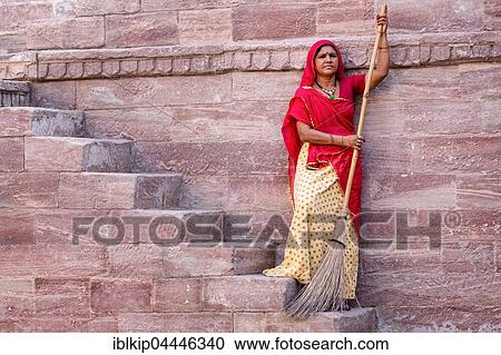 Woman in Sari sweeping steps, resting, Toorji Ka Jhalara, The Step Well, Jodphur, Rajasthan, India, Asia View Large Photo Image Stock Image - Woman in Sari sweeping steps, resting, Toorji Ka Jhalara, The Step Well, Jodphur, Rajasthan, India, Asia. Fotosearch