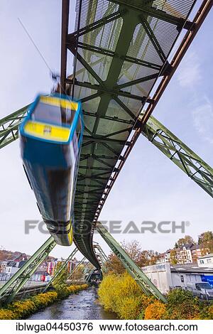 Wuppertal suspension railway, elevated track, Wuppertal, Bergisches Land, North Rhine-Westphalia, Germany, Europe View Large Photo Image Stock Photograph - Wuppertal suspension railway, elevated track, Wuppertal, Bergisches Land, North Rhine-Westphalia, Germany, Europe. Fotosearch