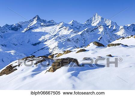 Zinalrothorn, 4221m, Weisshorn, 4505m, Zermatt, Valais, Switzerland, Europe View Large Photo Image Stock Photography - Zinalrothorn, 4221m, Weisshorn, 4505m, Zermatt, Valais, Switzerland, Europe. Fotosearch