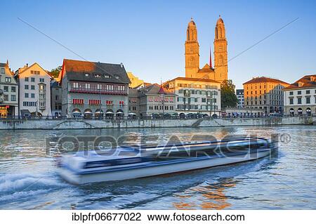 Zurich Grossmünster, Switzerland, Europe View Large Photo Image Stock Image - Zurich Grossmünster, Switzerland, Europe. Fotosearch