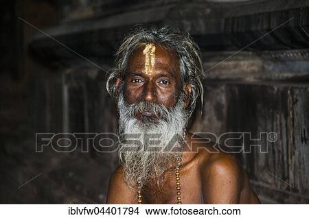 A sādhu, Srirangam, Iruchirappalli District Tamil Nadu, India, Asia View Large Photo Image Picture - A sādhu, Srirangam, Iruchirappalli District Tamil Nadu, India, Asia. Fotosearch