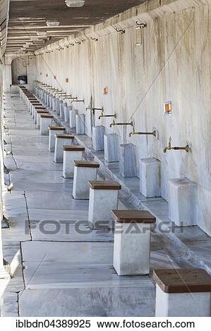 Ablution taps, Blue mosque, Istanbul, Turkey, Asia View Large Photo Image Stock Photography - Ablution taps, Blue mosque, Istanbul, Turkey, Asia. Fotosearch