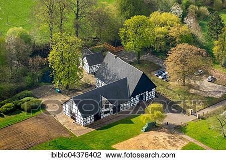 Aerial view, Emscherquellhof at the source of the Emscher, Holzwickede, Ruhr district, North Rhine-Westphalia, Germany, Europe View Large Photo Image Stock Image - Aerial view, Emscherquellhof at the source of the Emscher, Holzwickede, Ruhr district, North Rhine-Westphalia, Germany, Europe. Fotosearch