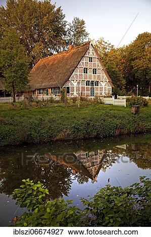 Altländer Haus, marsh farmhouse from 1733, Stade Island, open-air museum, Stade, Lower Saxony, Germany, Europe View Large Photo Image Stock Photo - Altländer Haus, marsh farmhouse from 1733, Stade Island, open-air museum, Stade, Lower Saxony, Germany, Europe. Fotosearch