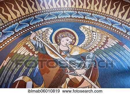 Angel, floor mosaic, interior view, Kaiser Wilhelm Memorial Church, Charlottenburg, Berlin, Germany, Europe View Large Photo Image Stock Photo - Angel, floor mosaic, interior view, Kaiser Wilhelm Memorial Church, Charlottenburg, Berlin, Germany, Europe. Fotosearch