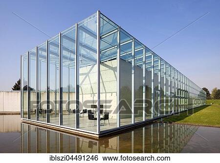 Art Museum and Langen Foundation, architect Tadao Ando, Neuss, Lower Rhine, North Rhine-Westphalia, Germany, Europe View Large Photo Image Stock Photograph - Art Museum and Langen Foundation, architect Tadao Ando, Neuss, Lower Rhine, North Rhine-Westphalia, Germany, Europe. Fotosearch