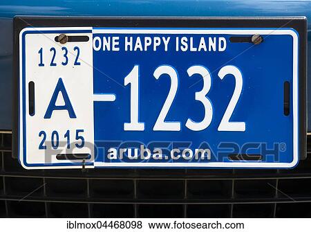 Arubal icense plate, Lesser Antilles, Caribbean View Large Photo Image Stock Photo - Arubal icense plate, Lesser Antilles, Caribbean. Fotosearch