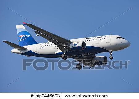 Atlantic Airways Airliner in flight, airplane, plane, blue sky View Large Photo Image Stock Image - Atlantic Airways Airliner in flight, airplane, plane, blue sky. Fotosearch