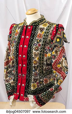 Ausseer Flinserl, costume, sequins, different appliqué designs, Bad Aussee, Styria, Austria, Europe View Large Photo Image Stock Photo - Ausseer Flinserl, costume, sequins, different appliqué designs, Bad Aussee, Styria, Austria, Europe. Fotosearch