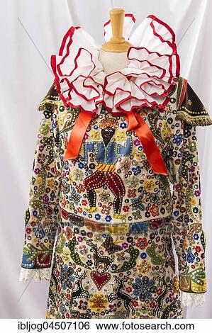 Ausseer Flinserl, costume with ruff, sequins, different appliqué designs, Bad Aussee, Styria, Austria, Europe View Large Photo Image Stock Photograph - Ausseer Flinserl, costume with ruff, sequins, different appliqué designs, Bad Aussee, Styria, Austria, Europe. Fotosearch
