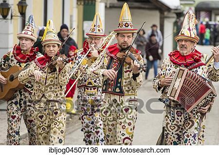 Ausseer Flinserl, people in costumes, Flinserlmusikanten, musicians, instruments, Bad Aussee, Styria, Austria, Europe View Large Photo Image Stock Photograph - Ausseer Flinserl, people in costumes, Flinserlmusikanten, musicians, instruments, Bad Aussee, Styria, Austria, Europe. Fotosearch