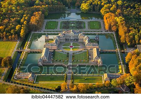 Baroque castle Schloss Nordkirchen in autumn, aerial, Nordkirchen, Muensterland, North Rhine-Westphalia, Germany, Europe View Large Photo Image Stock Image - Baroque castle Schloss Nordkirchen in autumn, aerial, Nordkirchen, Muensterland, North Rhine-Westphalia, Germany, Europe. Fotosearch