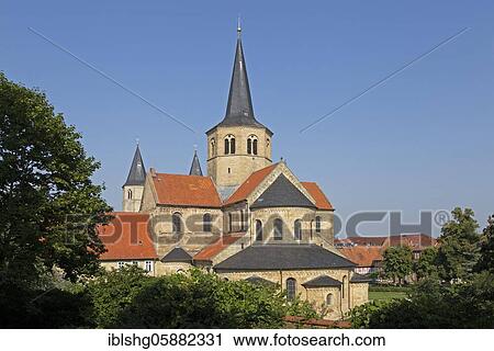 Basilica of St. Godehard, Hildesheim, Lower Saxony, Germany, Europe View Large Photo Image Stock Image - Basilica of St. Godehard, Hildesheim, Lower Saxony, Germany, Europe. Fotosearch