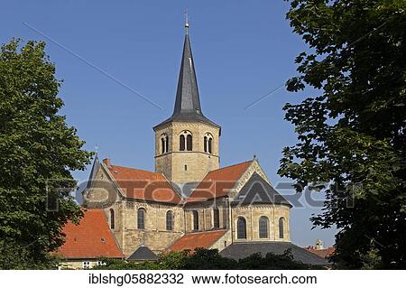 Basilica of St. Godehard, Hildesheim, Lower Saxony, Germany, Europe View Large Photo Image Stock Image - Basilica of St. Godehard, Hildesheim, Lower Saxony, Germany, Europe. Fotosearch