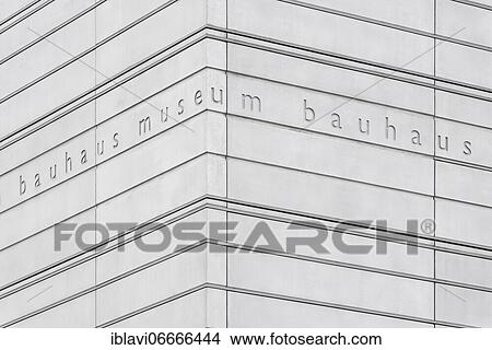 Bauhaus Museum Weimar, detail of the facade, Weimar, Thuringia, Germany, Europe View Large Photo Image Picture - Bauhaus Museum Weimar, detail of the facade, Weimar, Thuringia, Germany, Europe. Fotosearch
