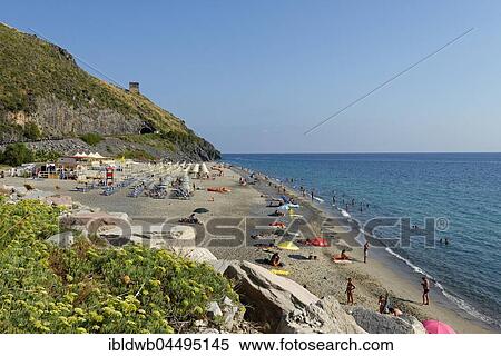 Beach at Marina di Camerota, Cilento National Park, Province of Salerno, Campania, Italy, Europe View Large Photo Image Stock Photography - Beach at Marina di Camerota, Cilento National Park, Province of Salerno, Campania, Italy, Europe. Fotosearch