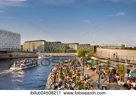 Beach bar, Capital Beach by the Spree, Berlin-Mitte, Berlin, Germany, Europe View Large Photo Image Stock Image - Beach bar, Capital Beach by the Spree, Berlin-Mitte, Berlin, Germany, Europe. Fotosearch