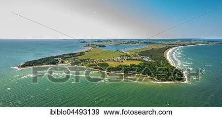 Stock Photo - Beach, coast, Rügen, Mönchgut, Thiessow, Baltic coast, Mecklenburg-Western Pomerania, Germany, Europe. Fotosearch