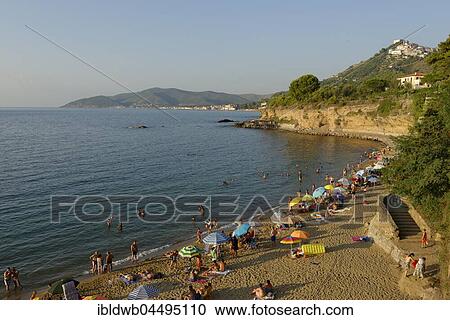 Beach, San Marco di Castellabate, Cilento National Park, Province of Salerno, Campania, Italy, Europe View Large Photo Image Stock Image - Beach, San Marco di Castellabate, Cilento National Park, Province of Salerno, Campania, Italy, Europe. Fotosearch