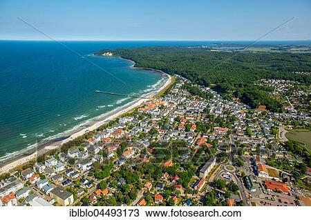Beach with baltic seaside resort Binz, Baltic coast, Mecklenburg-Western Pomerania, Germany, Europe View Large Photo Image Stock Image - Beach with baltic seaside resort Binz, Baltic coast, Mecklenburg-Western Pomerania, Germany, Europe. Fotosearch