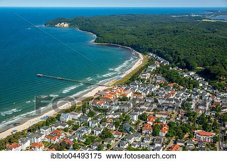 Beach with baltic seaside resort Binz, Baltic coast, Mecklenburg-Western Pomerania, Germany, Europe View Large Photo Image Stock Photography - Beach with baltic seaside resort Binz, Baltic coast, Mecklenburg-Western Pomerania, Germany, Europe. Fotosearch
