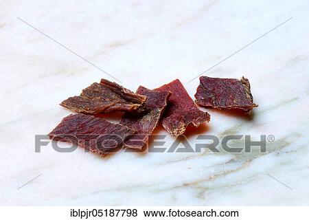 Beef Jerky, dried beef View Large Photo Image Stock Photo - Beef Jerky, dried beef. Fotosearch