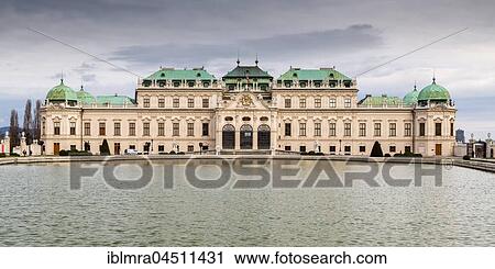 Belvedere Palace, Upper Belvedere, Vienna, Austria, Europe View Large Photo Image Stock Image - Belvedere Palace, Upper Belvedere, Vienna, Austria, Europe. Fotosearch