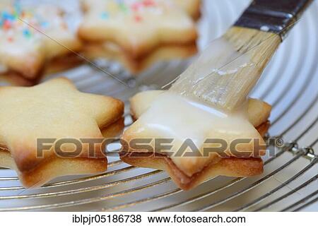 Biscuits with glaze, icing, glaze View Large Photo Image Stock Photo - Biscuits with glaze, icing, glaze. Fotosearch