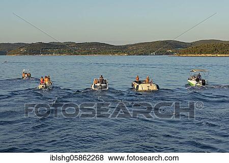Boats from behind, near Rovinj, Istria, Croatia, Europe View Large Photo Image Stock Photo - Boats from behind, near Rovinj, Istria, Croatia, Europe. Fotosearch