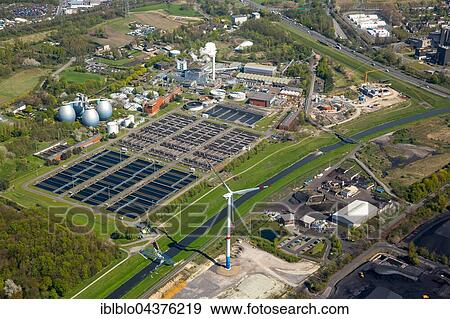 Bottrop Wastewater Treatment Plant, Emscher Wastewater Treatment Plant, Welheimer Mark, Bottrop, Ruhr district, North Rhine-Westphalia, Germany, Europe View Large Photo Image Stock Photo - Bottrop Wastewater Treatment Plant, Emscher Wastewater Treatment Plant, Welheimer Mark, Bottrop, Ruhr district, North Rhine-Westphalia, Germany, Europe. Fotosearch