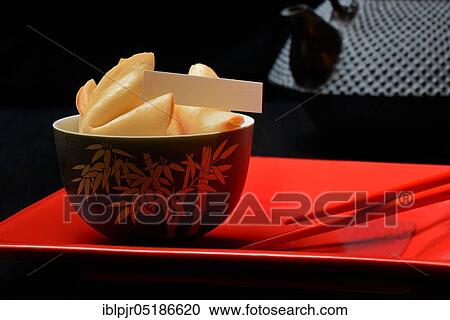 Bowl with fortune cookies View Large Photo Image Stock Image - Bowl with fortune cookies. Fotosearch