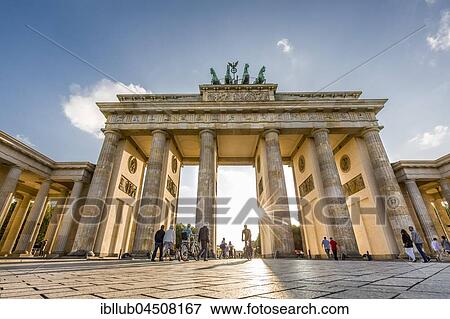 Brandenburg Gate, Pariser Platz, Berlin-Mitte, Berlin, Germany, Europe View Large Photo Image Stock Photo - Brandenburg Gate, Pariser Platz, Berlin-Mitte, Berlin, Germany, Europe. Fotosearch
