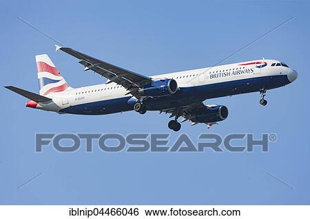 British Airways Airliner in flight, airplane, plane, blue sky View Large Photo Image Stock Photograph - British Airways Airliner in flight, airplane, plane, blue sky. Fotosearch