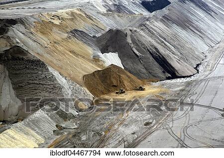 Brown coal surface mine Garzweiler, North Rhine-Westphalia, Germany, Europe View Large Photo Image Picture - Brown coal surface mine Garzweiler, North Rhine-Westphalia, Germany, Europe. Fotosearch