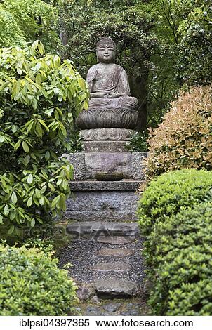 Buddha statue in garden of Ryoanji, Ryoan-ji, Temple, Kyoto, Japan, Asia View Large Photo Image Stock Photography - Buddha statue in garden of Ryoanji, Ryoan-ji, Temple, Kyoto, Japan, Asia. Fotosearch