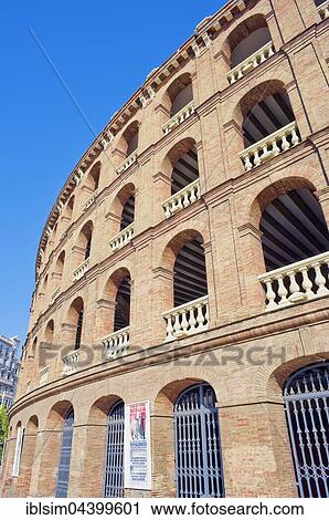 Bullring, Plaza de Toros de Valencia, Valencia, Spain, Europe View Large Photo Image Stock Image - Bullring, Plaza de Toros de Valencia, Valencia, Spain, Europe. Fotosearch