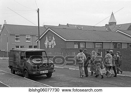 Burnt out van on a street, Protestant residential area, historical photograph, Carlow Street, April 1986, Belfast, Northern Ireland View Large Photo Image Stock Image - Burnt out van on a street, Protestant residential area, historical photograph, Carlow Street, April 1986, Belfast, Northern Ireland. Fotosearch