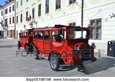 Bus for city tours, Bratislava, Slovakia, Europe View Large Photo Image Stock Photo - Bus for city tours, Bratislava, Slovakia, Europe. Fotosearch