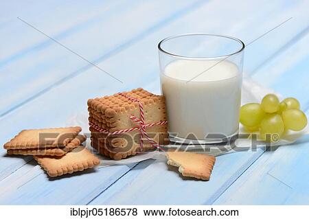 Butter biscuits and glass of milk, Petit Beurre, France, Europe View Large Photo Image Stock Photo - Butter biscuits and glass of milk, Petit Beurre, France, Europe. Fotosearch