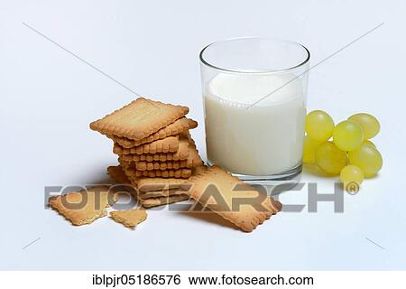 Butter biscuits and glass of milk, Petit Beurre, France, Europe View Large Photo Image Stock Photograph - Butter biscuits and glass of milk, Petit Beurre, France, Europe. Fotosearch