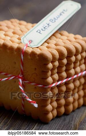 Picture - Butter biscuits, butter biscuits, petit beurre, France, Europe. Fotosearch