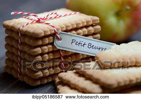 Stock Photo - Butter biscuits, butter biscuits, petit beurre, France, Europe. Fotosearch
