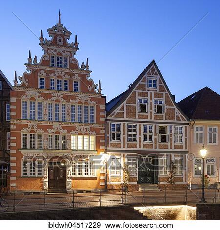 Bürgermeister-Hintze-Haus, Old Port, Stade, Lower Saxony, Germany, Europe View Large Photo Image Stock Photo - Bürgermeister-Hintze-Haus, Old Port, Stade, Lower Saxony, Germany, Europe. Fotosearch