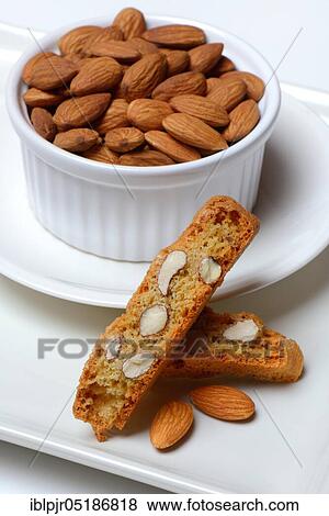 Cantucci and bowl of almonds, cantuccini, almond biscuits from Tuscany, Italy, Europe View Large Photo Image Stock Photo - Cantucci and bowl of almonds, cantuccini, almond biscuits from Tuscany, Italy, Europe. Fotosearch