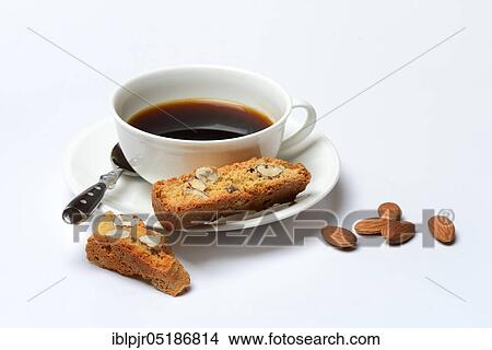 Cantucci and cup of coffee, cantuccini, almond pastry from Tuscany, Italy, Europe View Large Photo Image Picture - Cantucci and cup of coffee, cantuccini, almond pastry from Tuscany, Italy, Europe. Fotosearch