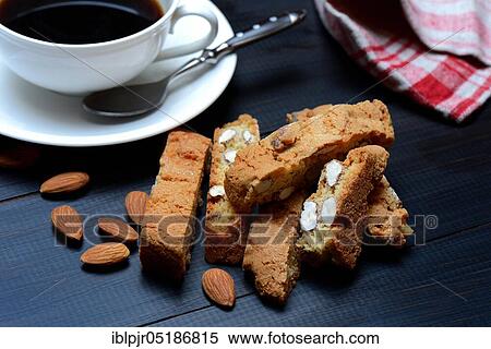 Cantucci and cup of coffee, cantuccini, almond pastry from Tuscany, Italy, Europe View Large Photo Image Stock Photography - Cantucci and cup of coffee, cantuccini, almond pastry from Tuscany, Italy, Europe. Fotosearch