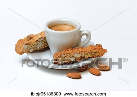 Cantucci and cup of espresso, cantuccini, almond biscuits from Tuscany, Italy, Europe View Large Photo Image Stock Photo - Cantucci and cup of espresso, cantuccini, almond biscuits from Tuscany, Italy, Europe. Fotosearch
