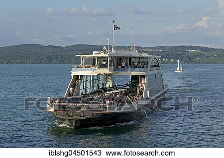 Car ferry, Constance, Lake Constance, Baden-Württemberg, Germany, Europe View Large Photo Image Stock Image - Car ferry, Constance, Lake Constance, Baden-Württemberg, Germany, Europe. Fotosearch