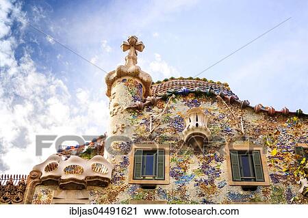 Casa Batllo by Antoni Gaudi, Barcelona, Catalonia, Spain, Europe View Large Photo Image Stock Image - Casa Batllo by Antoni Gaudi, Barcelona, Catalonia, Spain, Europe. Fotosearch