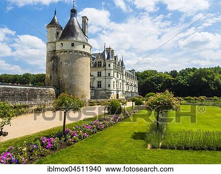 Castle Chenonceau on the Cher, the Château de Chenonceau, Department Chenonceaux, Indre-et-Loire, Center Region, France, Europe View Large Photo Image Stock Image - Castle Chenonceau on the Cher, the Château de Chenonceau, Department Chenonceaux, Indre-et-Loire, Center Region, France, Europe. Fotosearch